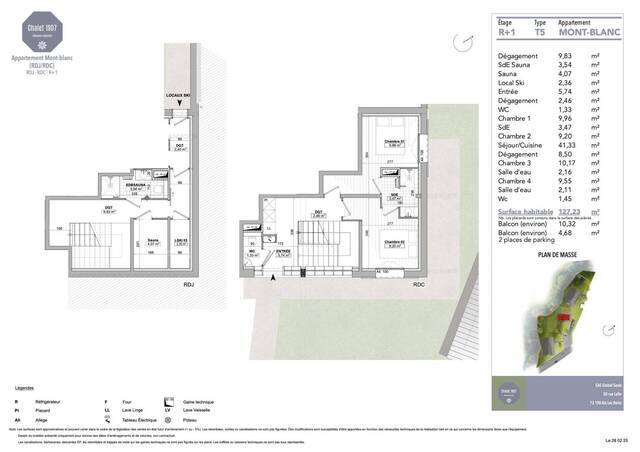 Sale Apartment 6 rooms 127 m² Praz-sur-Arly 74120