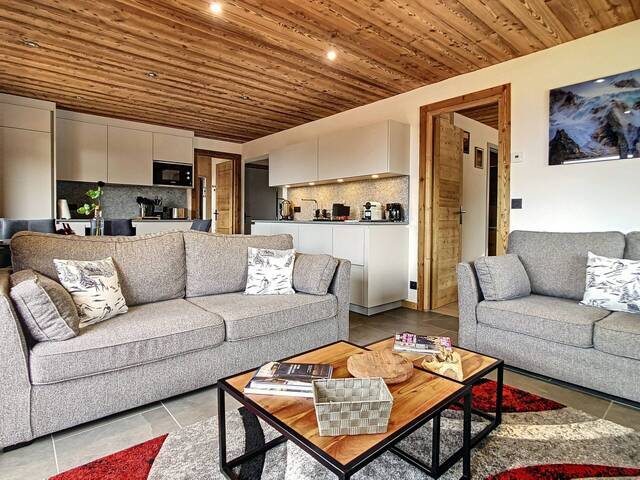 Holiday rentals Apartment duplex 55.87 m² Megève 74120