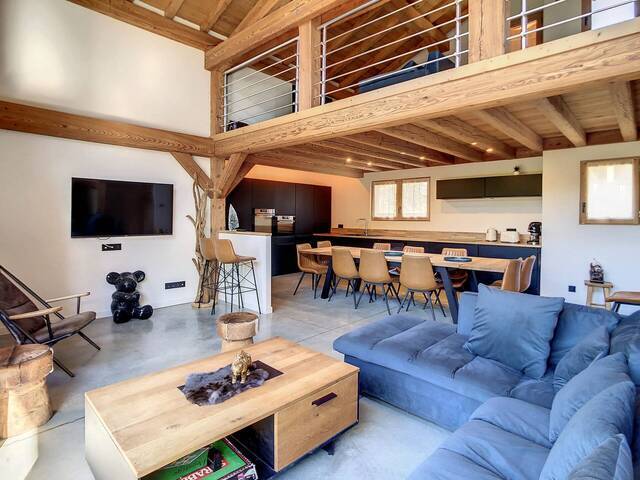 Location vacances Chalet 160 m² Demi-Quartier 74120