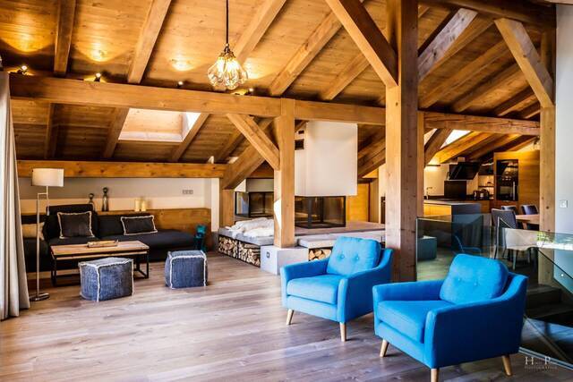 Holiday rentals Apartment duplex 240 m² Demi-Quartier 74120