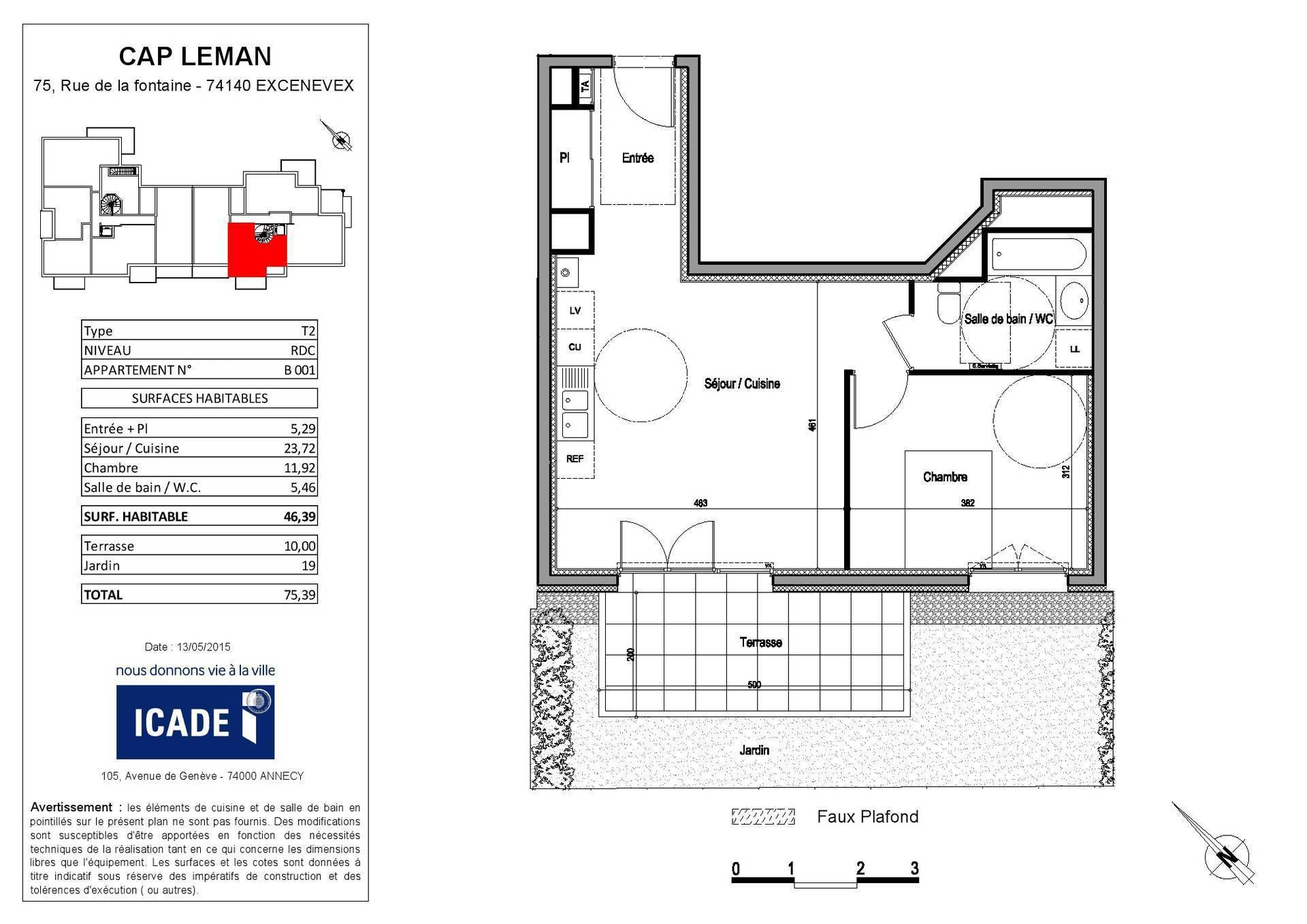 plan appartement f2