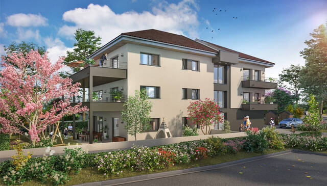 Vente Appartement rez de jardin 4 pièces 93.78 m² Douvaine (74140)