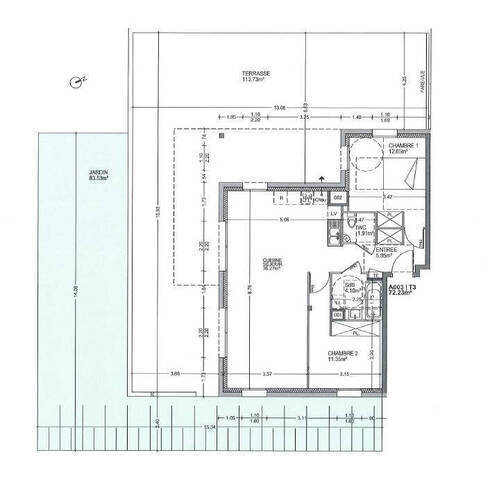 Vente Appartement 3 pièces 72.23 m² Saint-Cergues (74140)