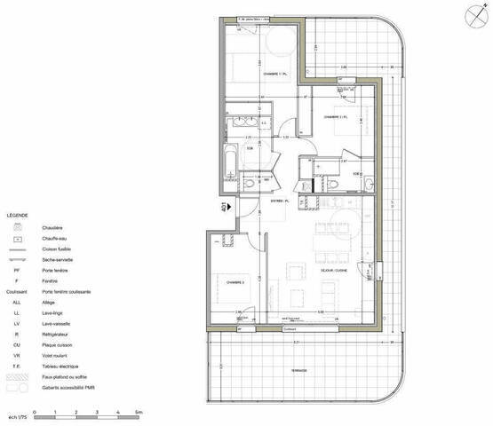 Sale Apartment appartement 4 rooms 87.82 m² Thonon-les-Bains (74200) Ouest