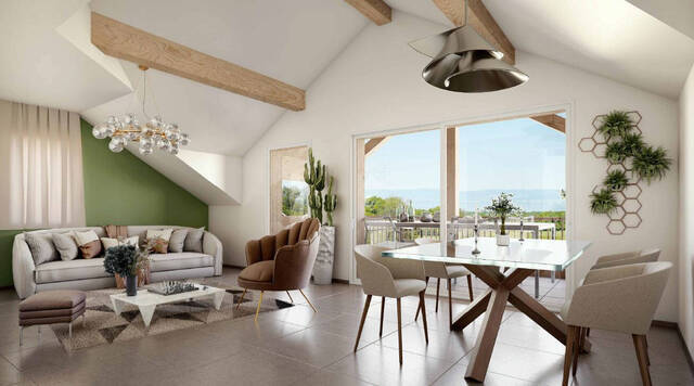 Vente Appartement 3 pièces 60.76 m² Féternes (74500)