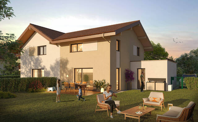 Vente Maison villa 4 pièces 84.36 m² Sciez (74140) Filly