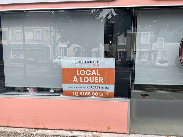 Rent Professional space local commercial Châteauroux 36000