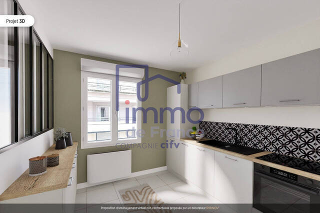 Vente Appartement 3 pièces 74 m² LYON 69007