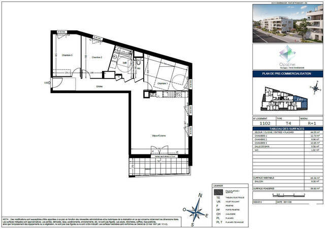 Vente Appartement 4 pièces 85 m² Annemasse 74100