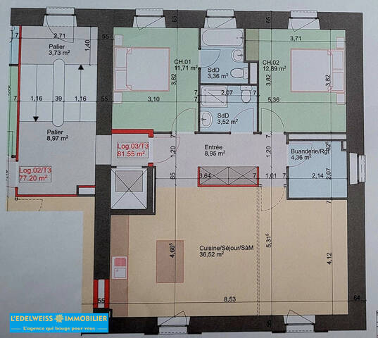 Vente Appartement 3 pièces 82 m² Villard-de-Lans 38250