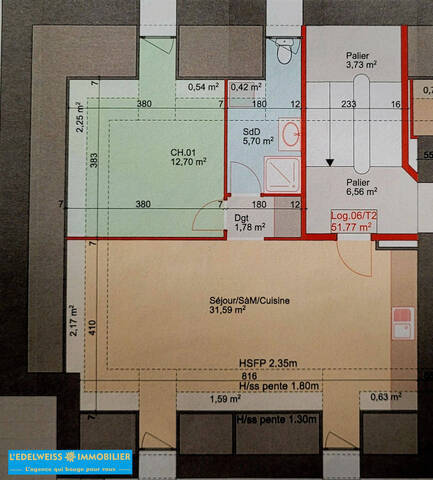 Vente Appartement 2 pièces 52 m² Villard-de-Lans 38250