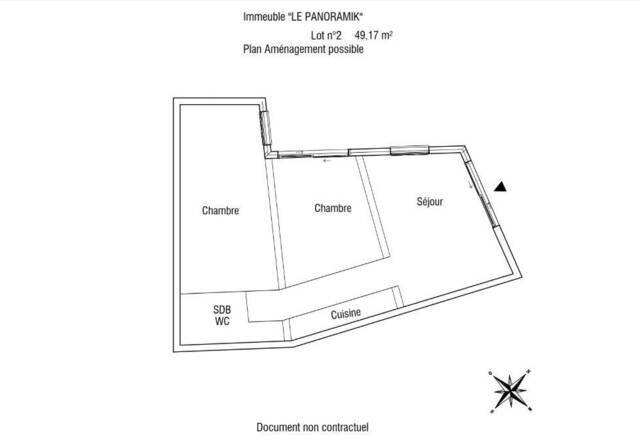 Sale Apartment 2 rooms 49 m² Bellevaux 74470