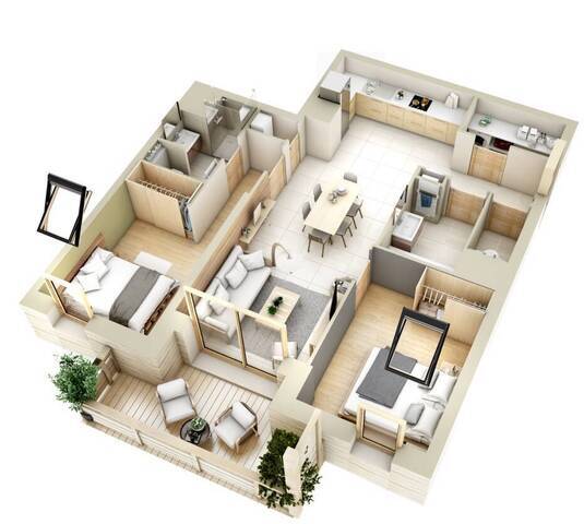 Vente Appartement 3 pièces 69 m² Les Gets 74260