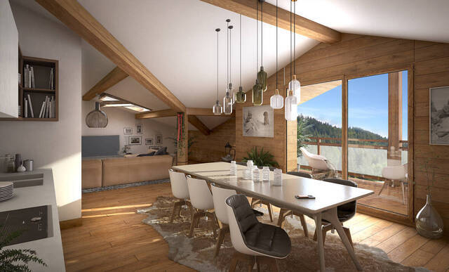 Sale Apartment duplex 5 rooms 135 m² Les Gets 74260