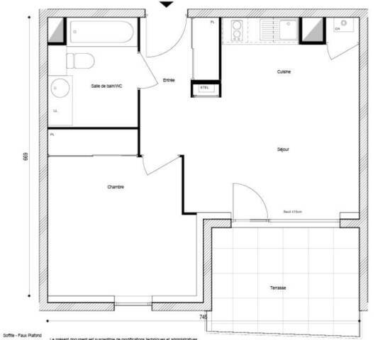 Sale Apartment 2 rooms 40.56 m² Annemasse 74100 10 min à pied de Geant