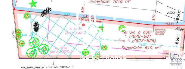 Vente terrain à Les Écrennes (77820) Campagne