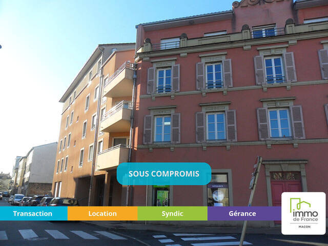 Vente Appartement 2 pièces 49.25 m² Mâcon (71000) PROCHE CENTRE-VILLE