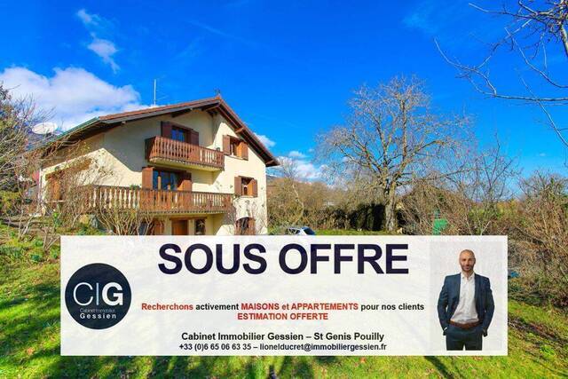 Vente Maison 6 pièces Thoiry 01710