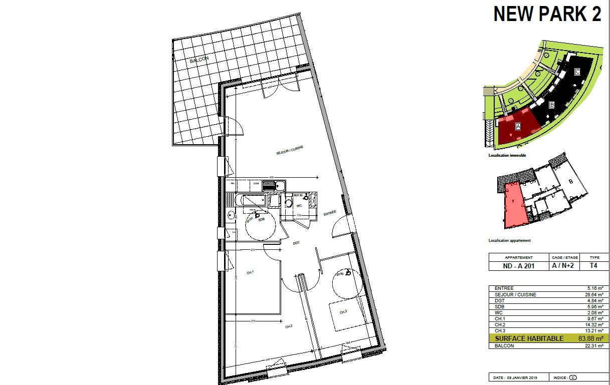 Vente Neuf Appartement T4 M A Saint Genis Pouilly