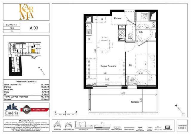 Location appartement neuf 2 pièces 42.1 m² à Montpellier (34000)