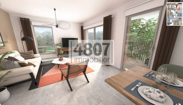 Vente appartement 3 pièces 65.1 m² à Mûres (74540)