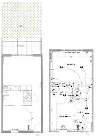 Location appartement t2 45 m² à Bouguenais (44340) -