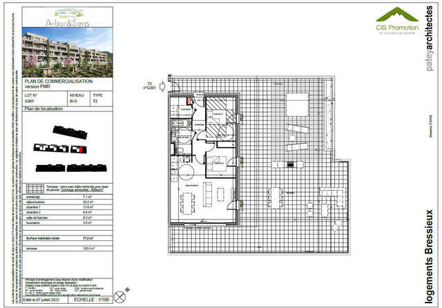 Vente appartement 3 pièces 71.2 m² à Bassens (73000)