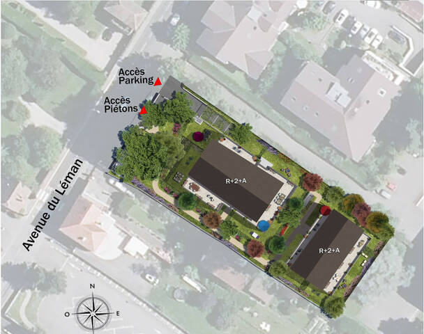 Vente appartement rez de jardin 4 pièces 85.92 m² à Thonon-les-Bains (74200)