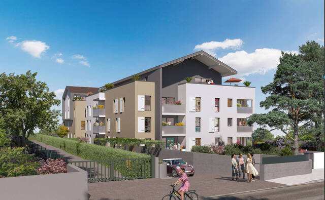 Vente appartement rez de jardin 3 pièces 72.05 m² à Thonon-les-Bains (74200)