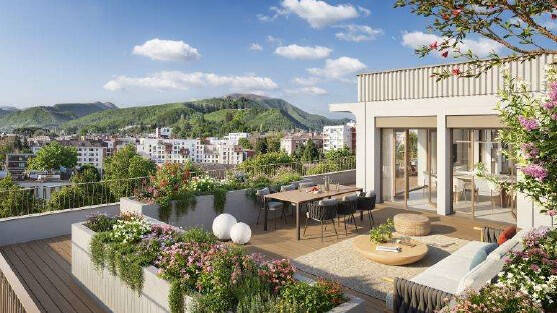 Vente appartement 4 pièces 93.68 m² à Annecy (74000) Piscine - Patinoire