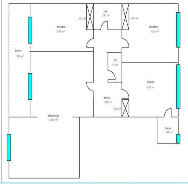 Vente appartement 3 pièces 69.37 m² à Mâcon 71000