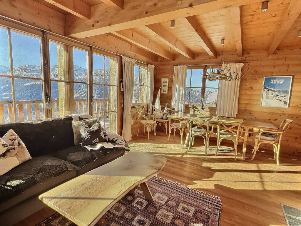 Location vacances Chalet 6 personnes Chandolin 3961 LE CARIBOU