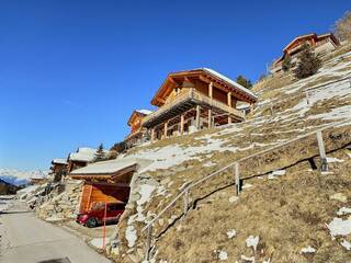 Location vacances Chalet 6 personnes Chandolin 3961 LE CARIBOU