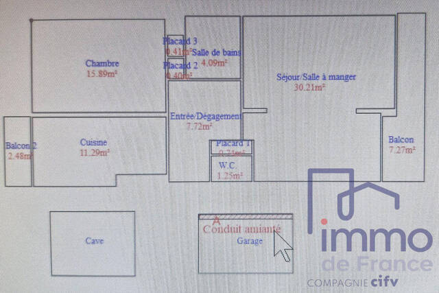 Vente Appartement 3 pièces 72 m² Saint-Étienne 42000