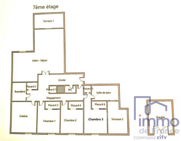 Vente Appartement 5 pièces 105 m² Saint-Étienne 42000