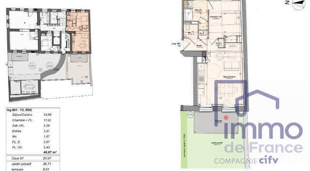 Vente Appartement 2 pièces 48.07 m² Saint-Étienne 42000
