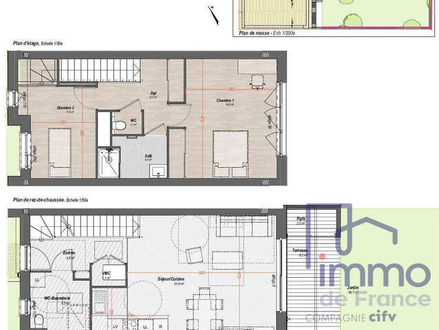 Vente Appartement 3 pièces 85.2 m² Saint-Bonnet-les-Oules 42330