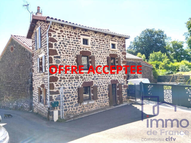 Vente Maison 3 pièces 58.76 m² Cayres 43510