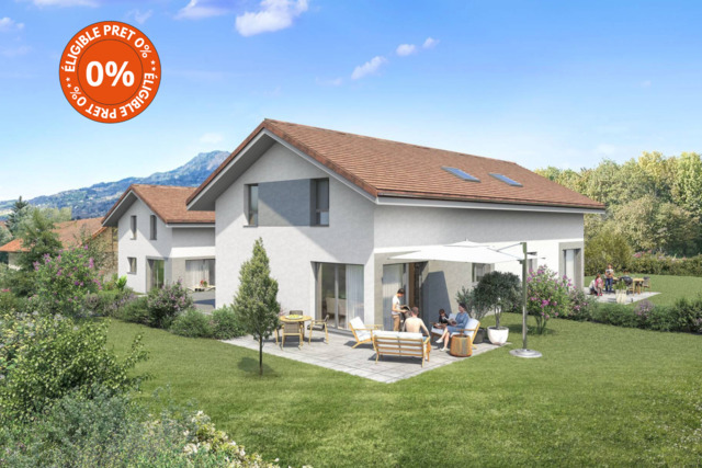 Programme neuf à Marcellaz - 4 maisons - Du T4 au T5 - à partir de 399 900 €