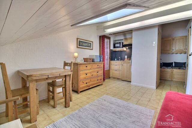 Vente Appartement studio 1 pièce 22.75 m² Saint-Gervais-les-Bains 74170 Saint Nicolas de Véroce