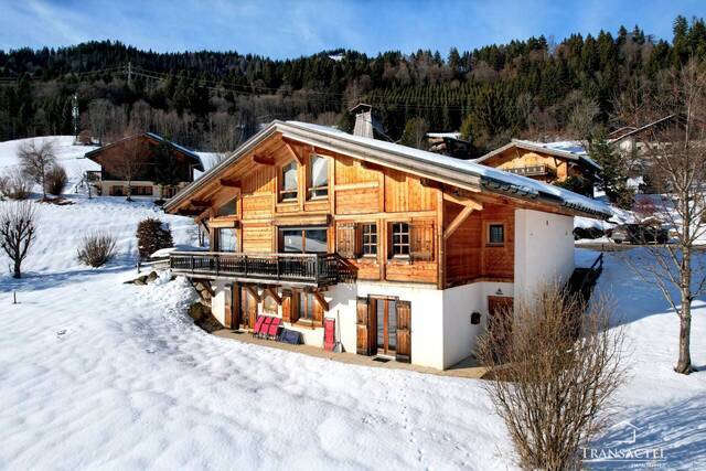Vente Maison ou Chalet chalet 7 pièces 292 m² Megève 74120 Coteau sud