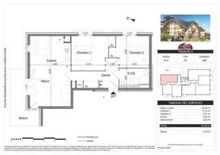 Sold Apartment 3 rooms 57 m² Saint-Gervais-les-Bains 74170 Centre