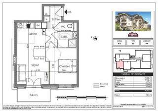 Sold Apartment 2 rooms 41 m² Saint-Gervais-les-Bains 74170 Centre