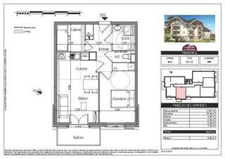 Sold Apartment 2 rooms 46 m² Saint-Gervais-les-Bains 74170 Centre