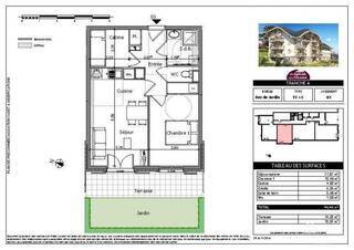 Sold Apartment 2 rooms 46 m² Saint-Gervais-les-Bains 74170 Centre