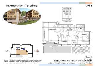 Vente Appartement t3 63 m² Les Contamines-Montjoie 74170 Centre