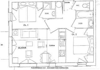 Vente Appartement t3 41.82 m² Saint-Gervais-les-Bains 74170 Télécabine