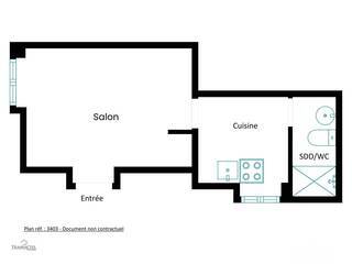 Vente Appartement t1 19.64 m² Saint-Gervais-les-Bains 74170 Secteur TMB