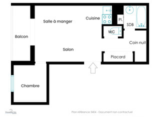 Vente Appartement t2 26.65 m² Saint-Nicolas-de-Véroce 74170 Les Plans