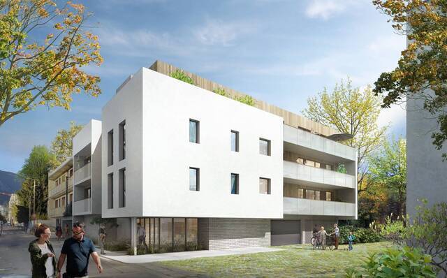 Programme neuf à Grenoble Villa Claire - 7 appartements - Du T2 au T5 - à partir de 209 000 €